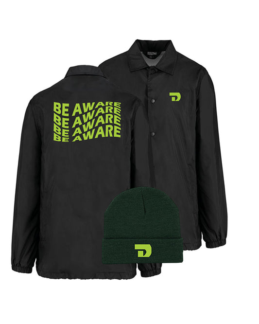 PACOTE VERDE (CORTA-VENTO E GORRO)